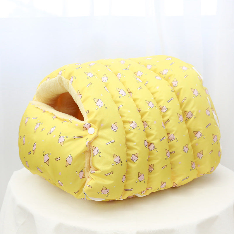 Enclosed Cat Nest Sleeping Bed