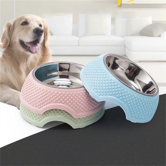 Non-Slip Stainless Steel Puppy Feeding Bowl 🐶
