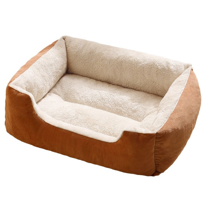 Calming Plush Puppy Bed 🐶