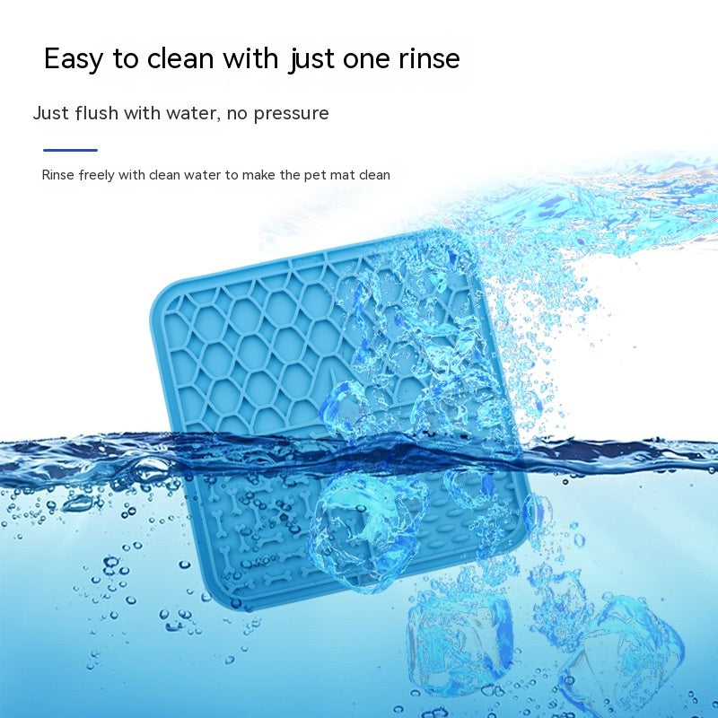 Silicone Pet Licking Pad with Suction Cups