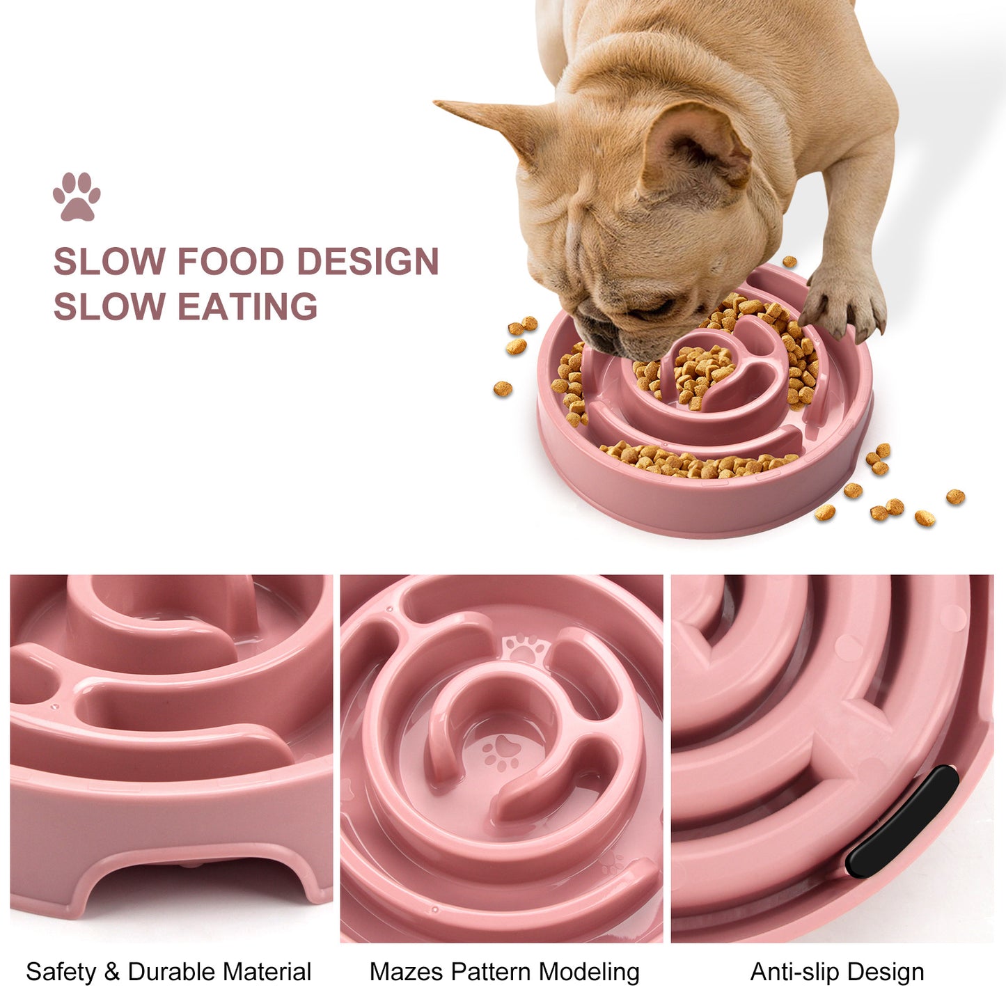 Slow Feeding Pet Bowl