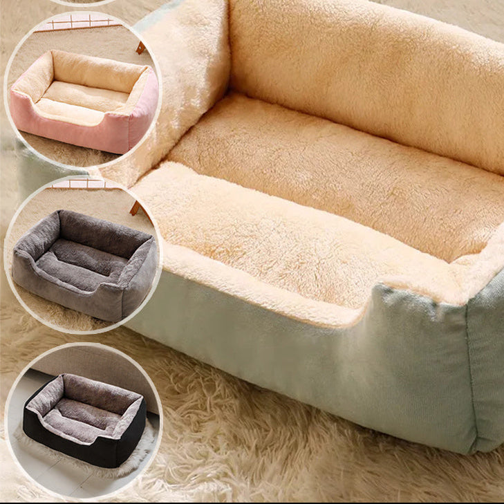 Calming Plush Puppy Bed 🐶