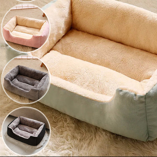 Calming Plush Puppy Bed 🐶