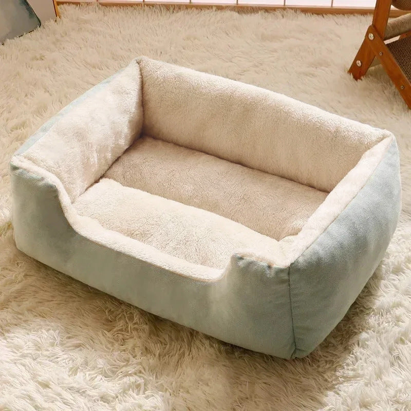 Calming Plush Puppy Bed 🐶