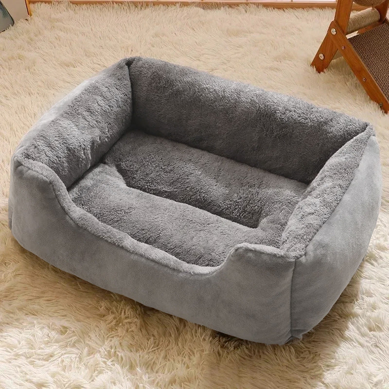 Calming Plush Puppy Bed 🐶