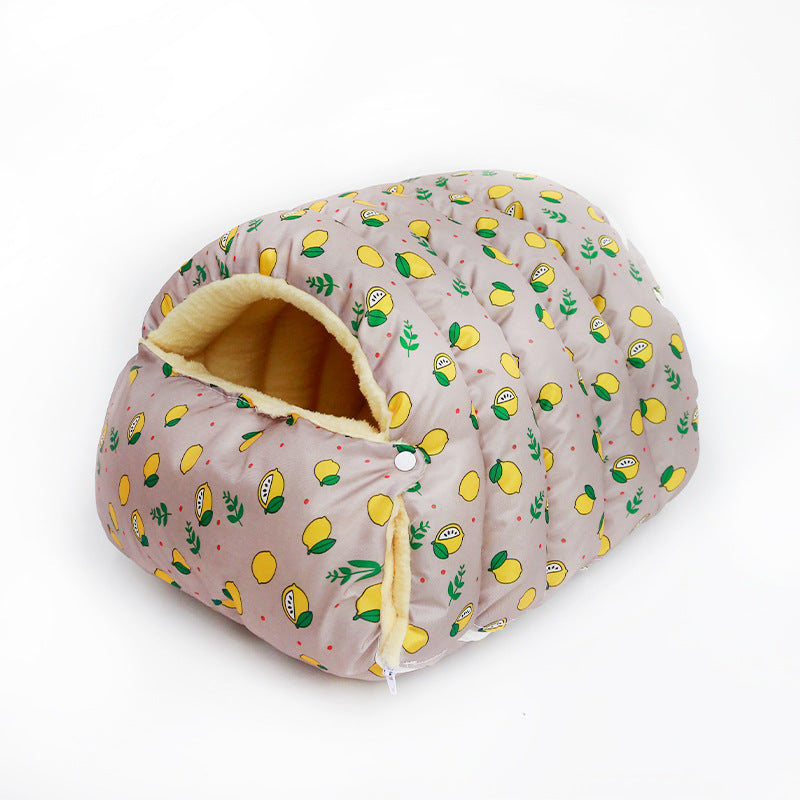 Enclosed Cat Nest Sleeping Bed