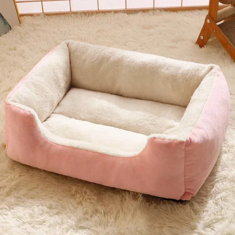 Calming Plush Puppy Bed 🐶