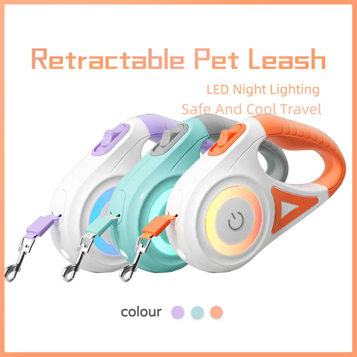 LED Night Safety Leash & Collar Set 🐶